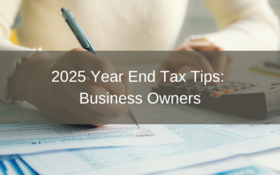2025 Year-End Tax Tips and Strategies for Business Owners